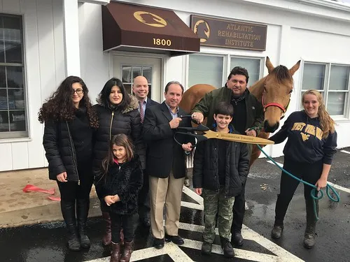Adonis as hippotherapy instructor
